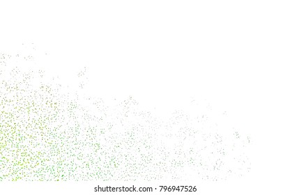 Light Green, Yellow vector geometric simple minimalistic background, which consist of triangles on white background. Triangular pattern with gradient for your business design. 