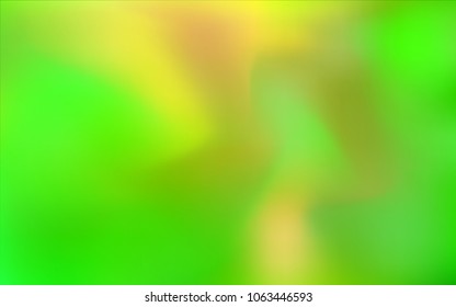 Light Green, Yellow vector glossy abstract backdrop. Colorful abstract illustration with gradient. The blurred design can be used for your web site.