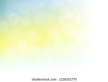 Light Green, Yellow vector glossy abstract background. Colorful illustration in blurry style with gradient. Brand new design for your business.