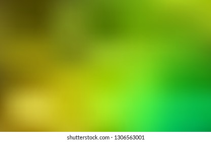 Light Green, Yellow vector glossy abstract backdrop. Colorful abstract illustration with gradient. Elegant background for a brand book.