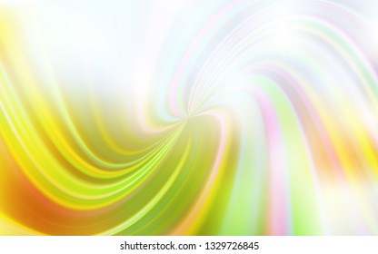 Light Green, Yellow vector glossy abstract layout. An elegant bright illustration with gradient. New style design for your brand book.