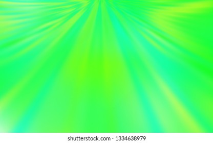 Light Green, Yellow vector glossy abstract layout. Colorful abstract illustration with gradient. The best blurred design for your business.