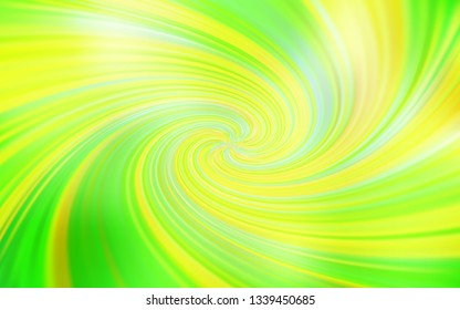 Light Green, Yellow vector glossy abstract background. Creative illustration in halftone style with gradient. Smart design for your work.