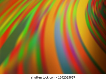 Light Green, Yellow vector glossy abstract background. An elegant bright illustration with gradient. The best blurred design for your business.