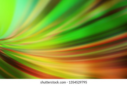 Light Green, Yellow vector glossy abstract backdrop. An elegant bright illustration with gradient. Background for a cell phone.