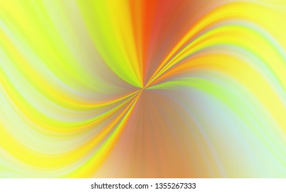 Light Green, Yellow vector glossy abstract background. Colorful illustration in abstract style with gradient. New design for your business.