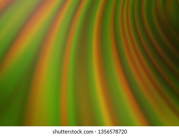 Light Green, Yellow vector glossy abstract background. Colorful abstract illustration with gradient. Brand new style for your business design.