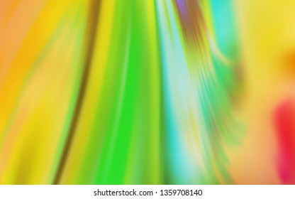 Light Green, Yellow vector glossy abstract background. Abstract colorful illustration with gradient. Elegant background for a brand book.