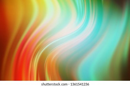Light Green, Yellow vector glossy abstract backdrop. New colored illustration in blur style with gradient. New style for your business design.