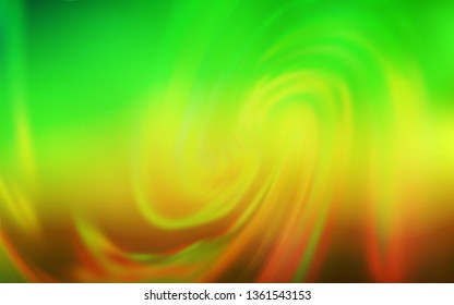 Light Green, Yellow vector glossy abstract backdrop. Shining colored illustration in smart style. Elegant background for a brand book.