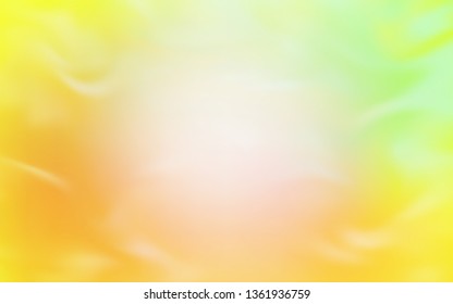Light Green, Yellow vector glossy abstract layout. Shining colored illustration in smart style. New design for your business.