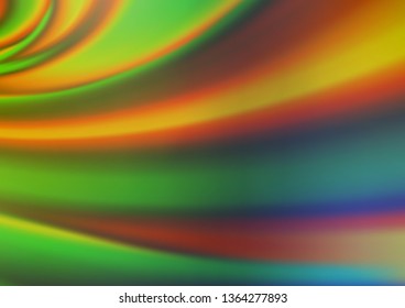 Light Green, Yellow vector glossy abstract background. Creative illustration in halftone style with gradient. The blurred design can be used for your web site.