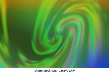 Light Green, Yellow vector glossy abstract layout. Shining colored illustration in smart style. Completely new design for your business.