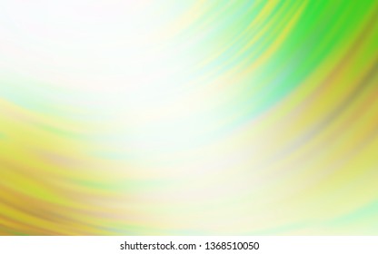 Light Green, Yellow vector glossy abstract layout. An elegant bright illustration with gradient. New style for your business design.