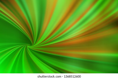 Light Green, Yellow vector glossy abstract backdrop. A completely new colored illustration in blur style. Blurred design for your web site.