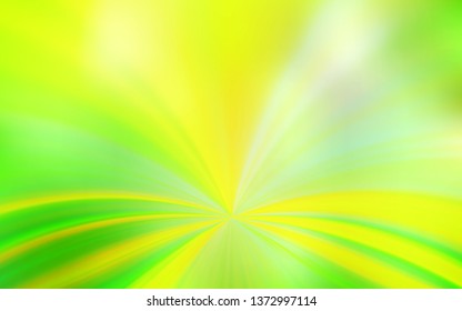 Light Green, Yellow vector glossy abstract layout. Modern abstract illustration with gradient. New style for your business design.