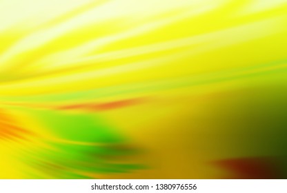Light Green, Yellow vector glossy abstract background. Colorful abstract illustration with gradient. Smart design for your work.