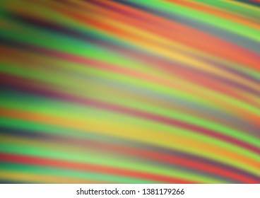 Light Green, Yellow vector glossy abstract background. Colorful abstract illustration with gradient. The best blurred design for your business.