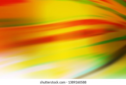 Light Green, Yellow vector glossy abstract layout. An elegant bright illustration with gradient. New style design for your brand book.