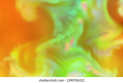 Light Green, Yellow vector glossy abstract layout. Modern abstract illustration with gradient. New style design for your brand book.