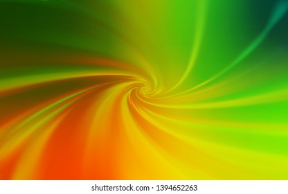 Light Green, Yellow vector glossy abstract background. Colorful illustration in abstract style with gradient. Blurred design for your web site.