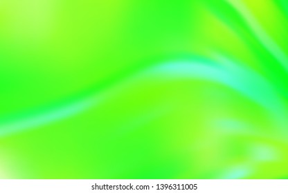 Light Green, Yellow vector glossy abstract background. Colorful abstract illustration with gradient. Background for designs.