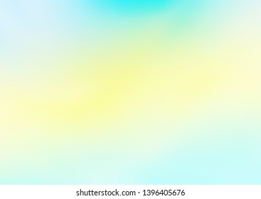 Light Green, Yellow vector glossy abstract background. Modern geometrical abstract illustration with gradient. The elegant pattern for brand book.