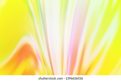 Light Green, Yellow vector glossy abstract layout. Creative illustration in halftone style with gradient. Blurred design for your web site.