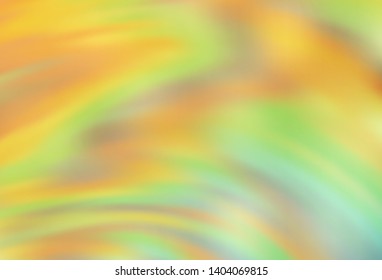 Light Green, Yellow vector glossy abstract layout. Creative illustration in halftone style with gradient. Background for a cell phone.