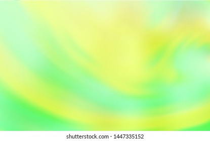 Light Green, Yellow vector glossy abstract background. Colorful abstract illustration with gradient. New style design for your brand book.