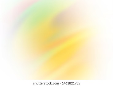 Light Green, Yellow vector glossy bokeh pattern. An elegant bright illustration with gradient. The template for backgrounds of cell phones.