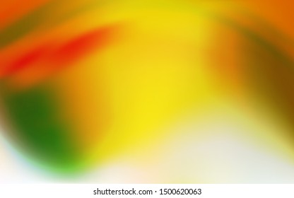 Light Green, Yellow vector glossy abstract layout. An elegant bright illustration with gradient. Elegant background for a brand book.