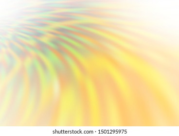 Light Green, Yellow vector glossy abstract background. Modern geometrical abstract illustration with gradient. The template can be used for your brand book.