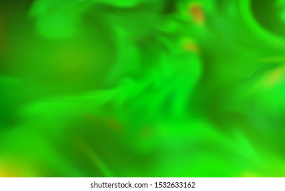 Light Green, Yellow vector glossy abstract layout. Creative illustration in halftone style with gradient. New style for your business design.