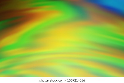 Light Green, Yellow vector glossy abstract layout. Abstract colorful illustration with gradient. Elegant background for a brand book.