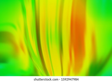 Light Green, Yellow vector glossy abstract background. Abstract colorful illustration with gradient. Blurred design for your web site.
