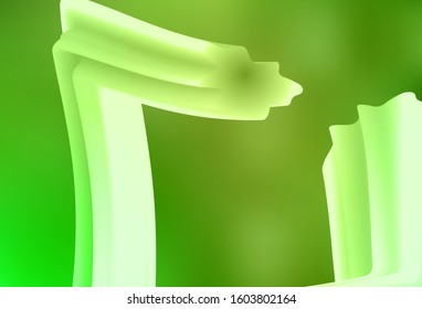 Light Green, Yellow vector glossy abstract backdrop. Colorful abstract illustration with gradient. Blurred design for your web site.
