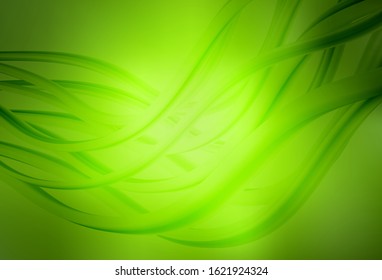 Light Green, Yellow vector glossy abstract backdrop. An elegant bright illustration with gradient. Background for designs.