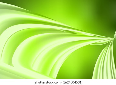 Light Green, Yellow vector glossy abstract backdrop. Colorful abstract illustration with gradient. Blurred design for your web site.