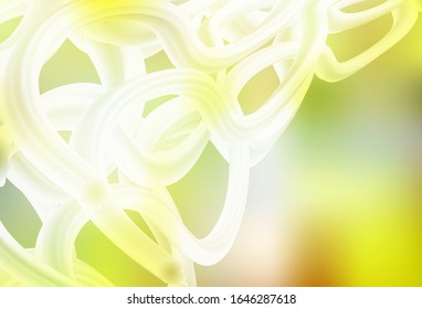 Diseño abstracto brillante vectorial amarillo, verde claro. Ilustración abstracta colorida con degradado. Antecedentes elegantes para un libro de marca.
