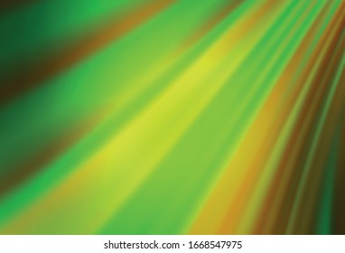 Light Green, Yellow vector glossy abstract backdrop. New colored illustration in blur style with gradient. Background for a cell phone.