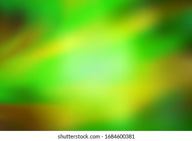 Light Green, Yellow vector glossy abstract layout. Shining colorful illustration in smart style. Completely new design for your business.