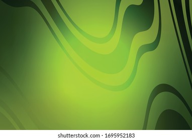 Fondo abstracto brillante de color verde claro, vector amarillo. Ilustración abstracta moderna con degradado. Diseño completamente nuevo para su negocio.