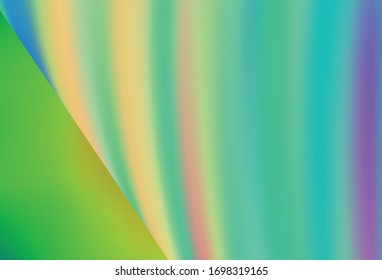 Light Green, Yellow vector glossy abstract layout. An elegant bright illustration with gradient. Completely new design for your business.