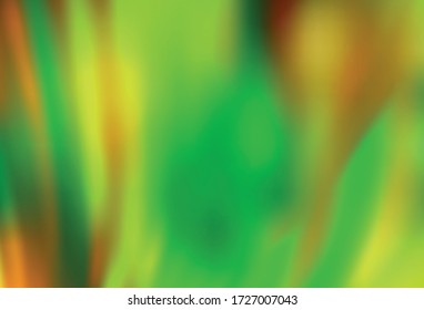 Disposición abstracta brillante vectorial de color verde claro, amarillo. Ilustración abstracta colorida con gradiente. Fondo para los diseños.