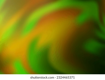 Light Green, Yellow vector glossy abstract template. A vague abstract illustration with gradient. A new texture for your design.