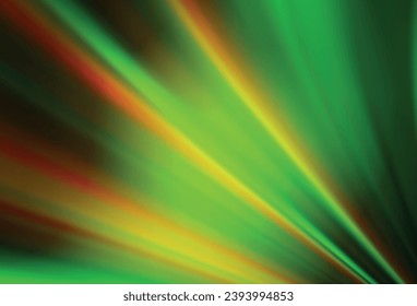 Light Green, Yellow vector glossy abstract backdrop. Modern abstract illustration with gradient. Background for designs.