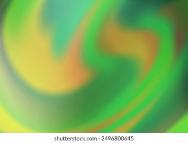 Light Green, Yellow vector glossy bokeh pattern. Shining colorful illustration in a Brand new style. The template can be used for your brand book.