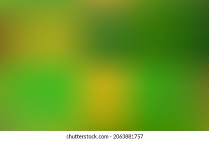 Light green, yellow vector gradient blur template. Colorful gradient abstract illustration in blur style. Background for web designers.