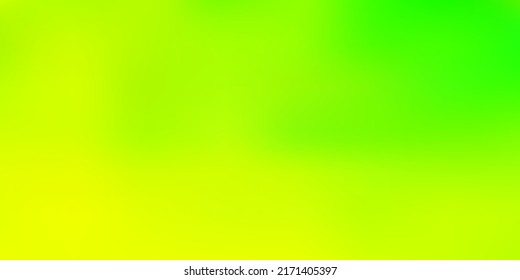 Light green, yellow vector gradient blur pattern. Colorful gradient abstract illustration in blur style. Your design for applications.